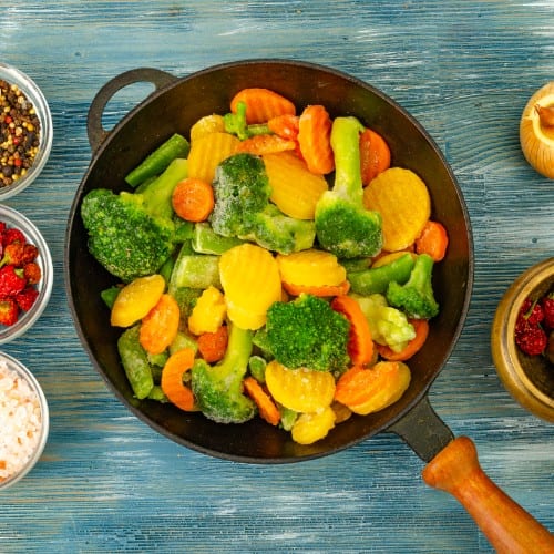 Boiled Vegetables.