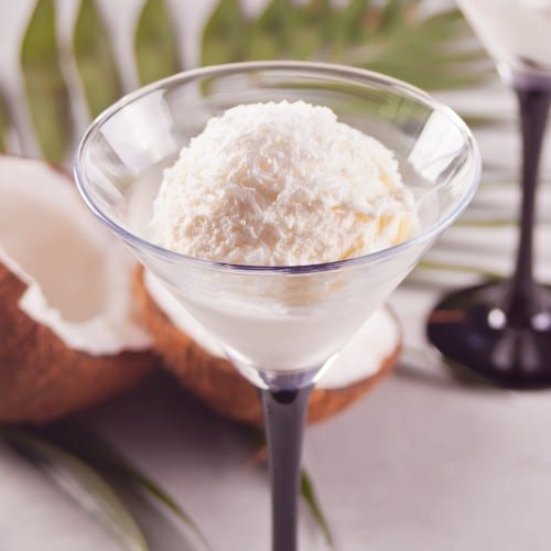 Coconut Ice Cream.