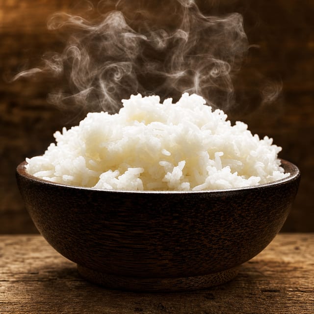 Steam Jasmine Rice.