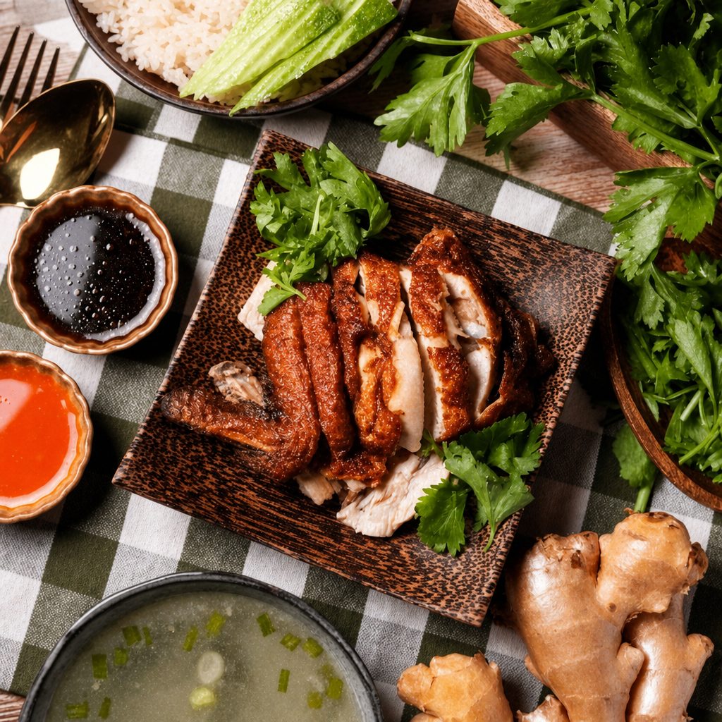 Barbecue Roasted Duck.
