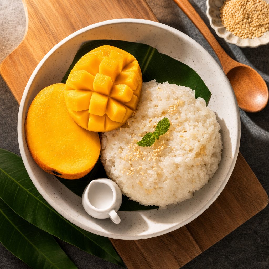 Mango with Sticky Rice.