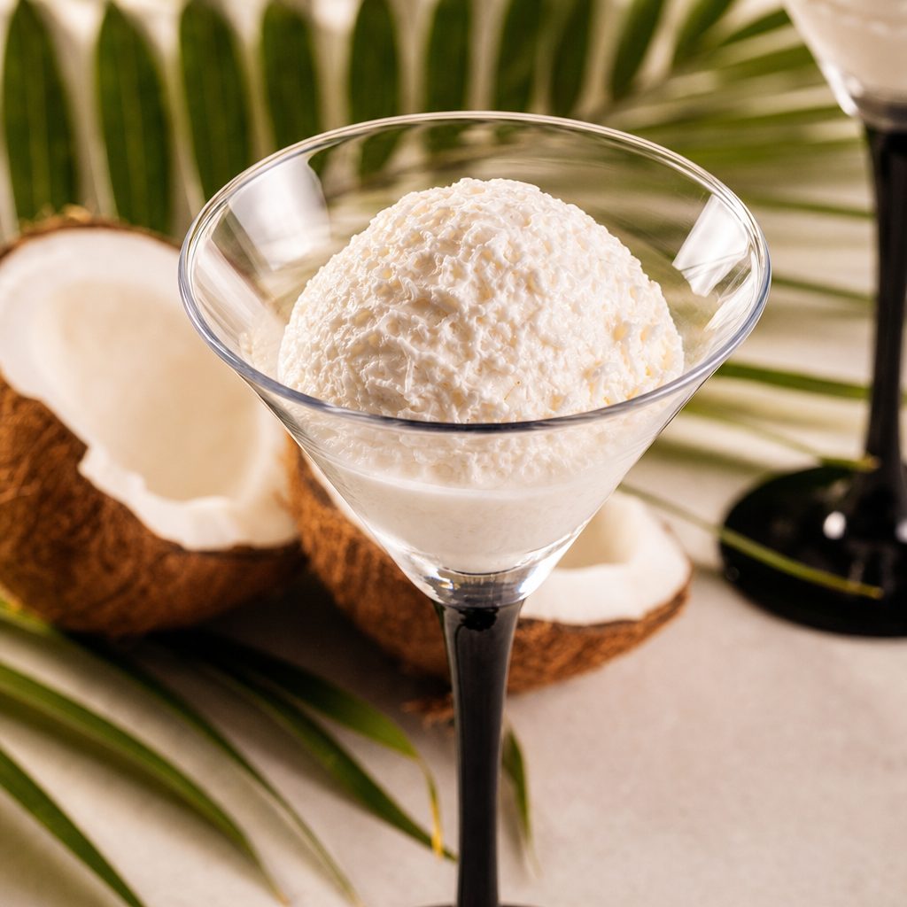Coconut Ice Cream.