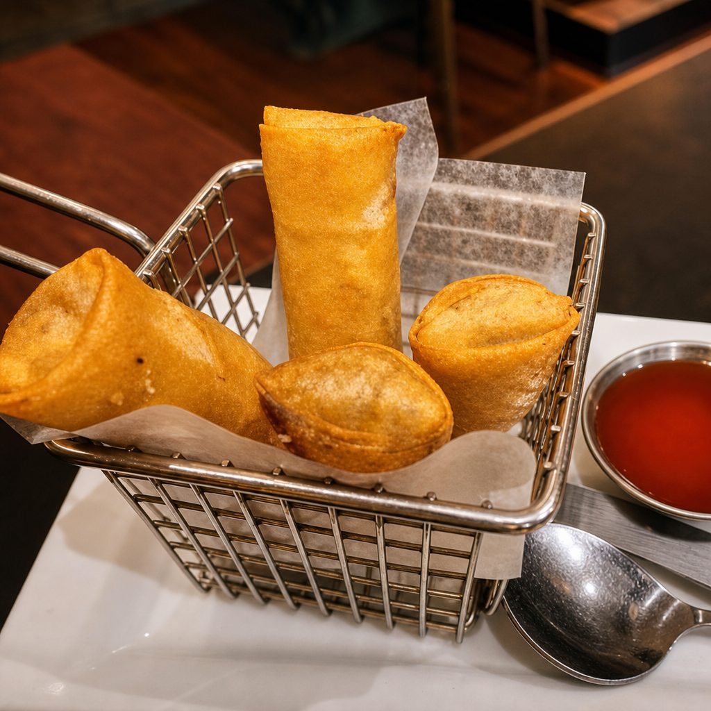 Crispy Spring Rolls.