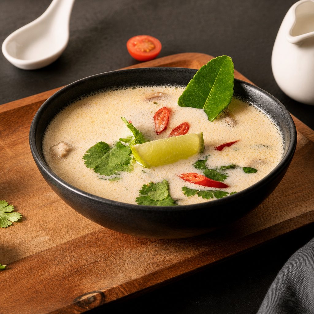 Chicken Coconut Milk Soup.