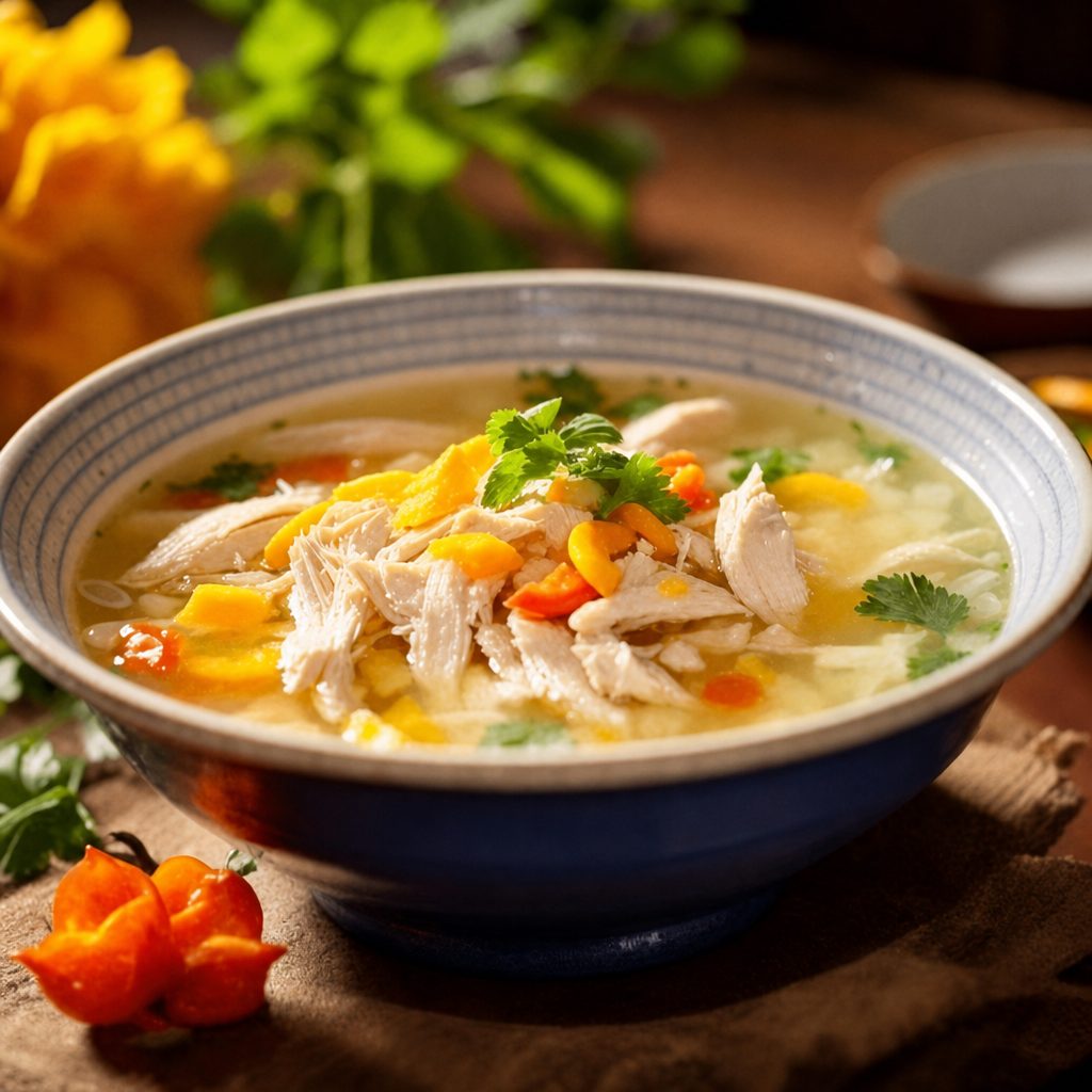 Hot & Sour Chicken Soup.